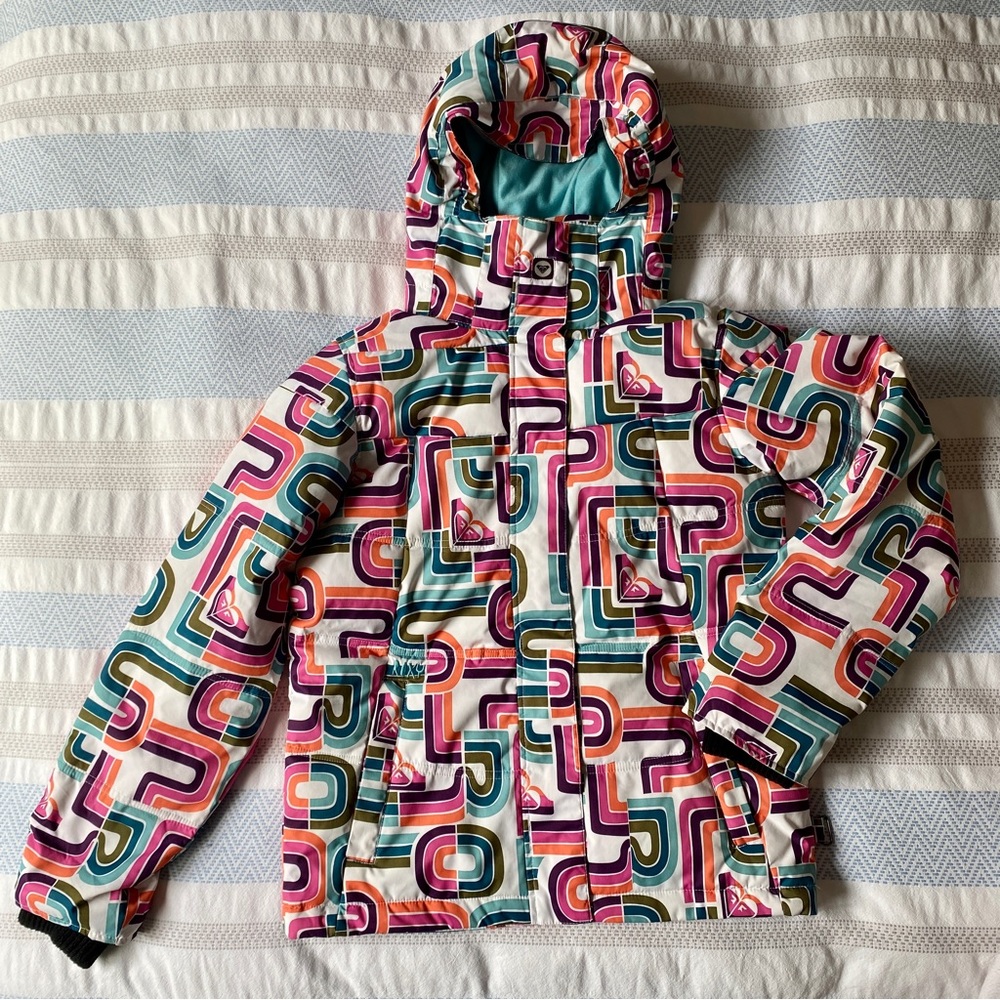 Roxy multicolored ski jacket